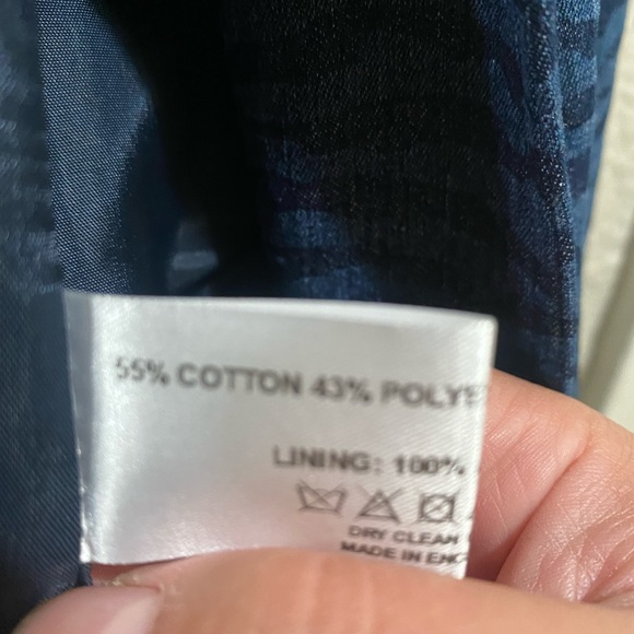 NWT Helene Berman London patterned Trench Coat - Picture 6 of 7